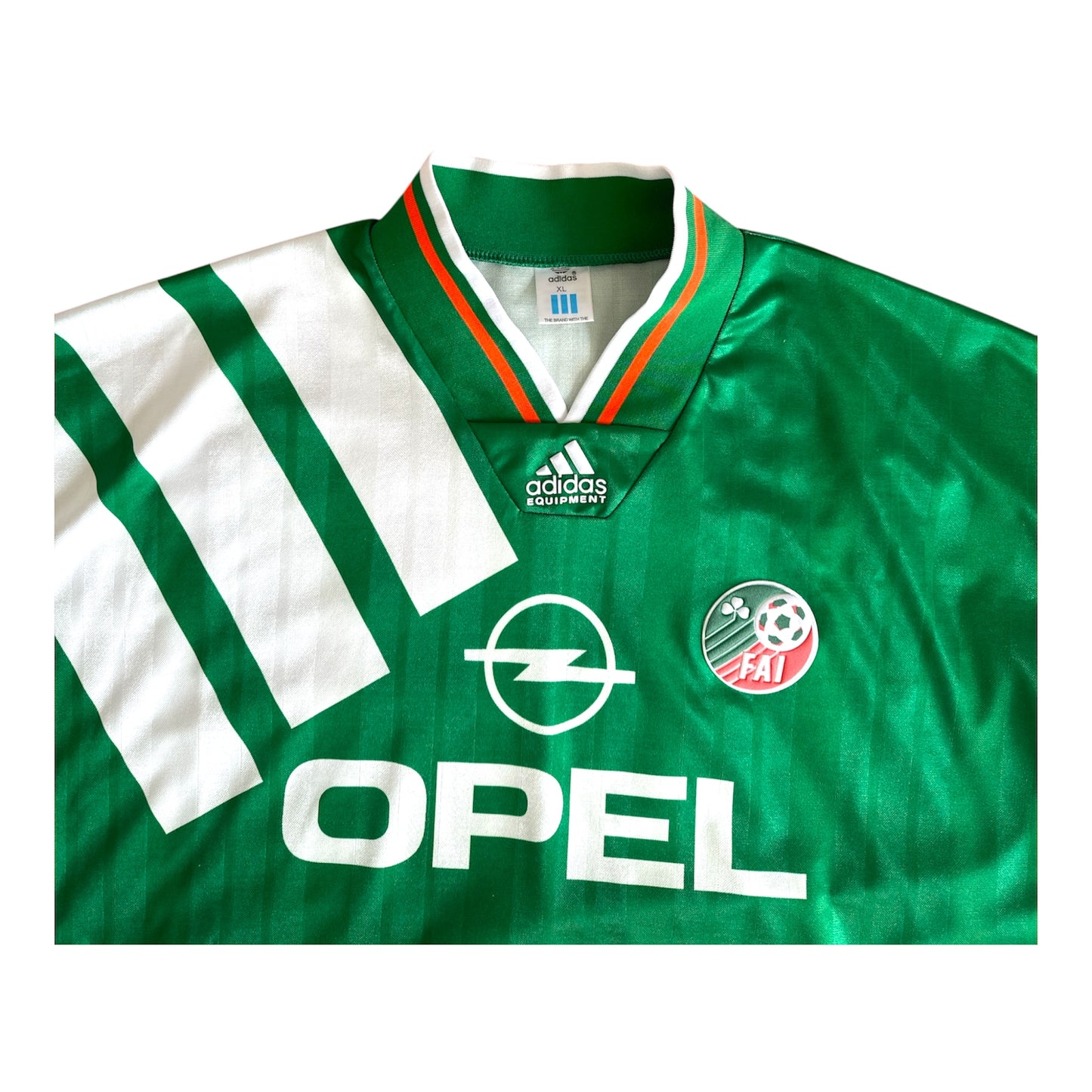 Maillot Vintage Irlande – Adidas Equipment – Opel (1992-1994)