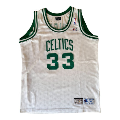Larry Bird #33 – Boston Celtics (Édition Champion, Blanc)