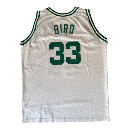 Larry Bird #33 – Boston Celtics (Édition Champion, Blanc)