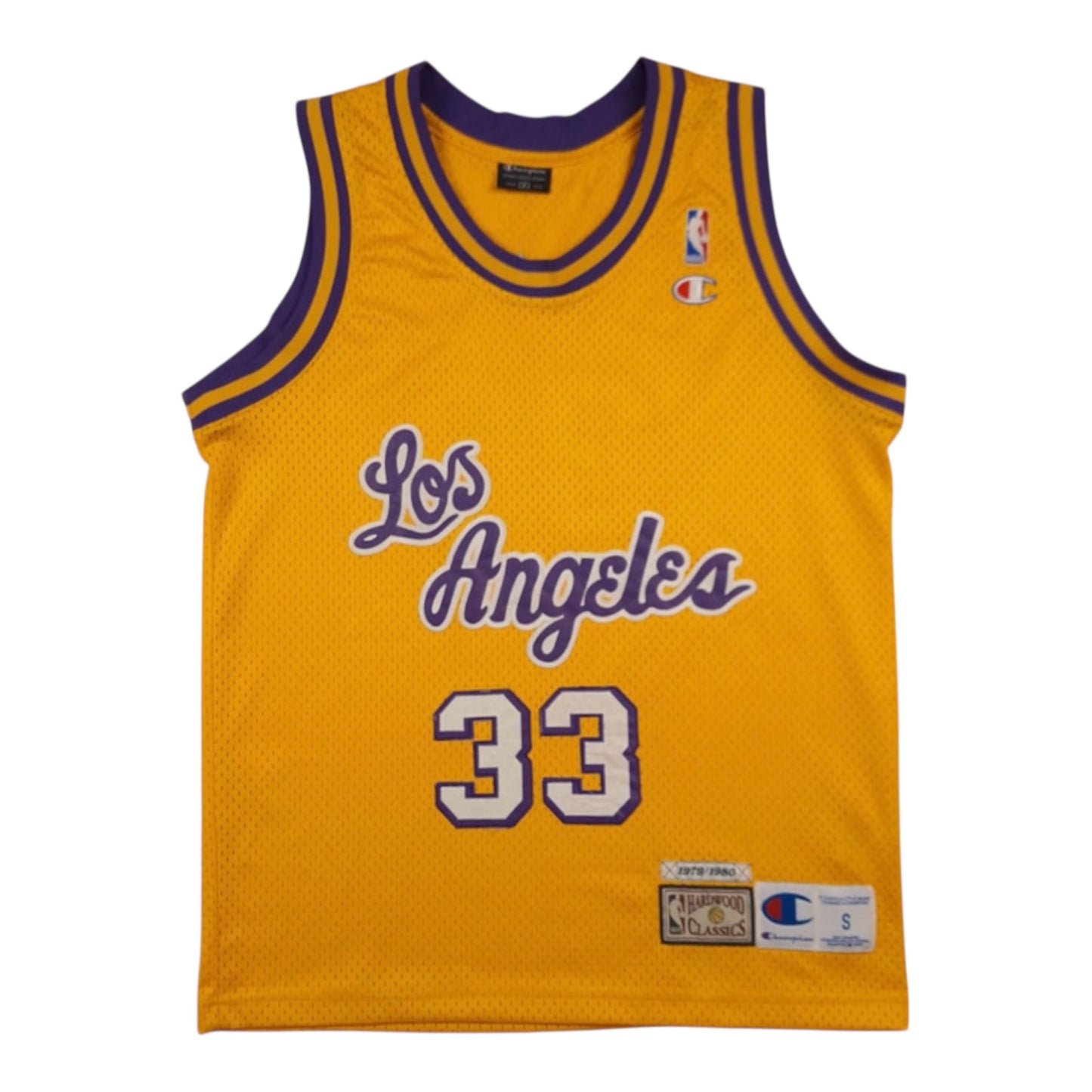 Maillot Kareem Abdul-Jabbar #33 – Los Angeles Lakers (Champion, Hardwood Classics)
