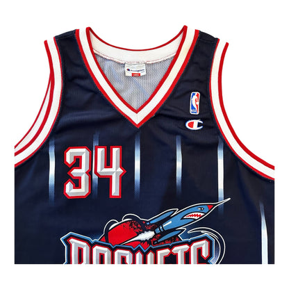 Maillot Hakeem Olajuwon #34 – Houston Rockets (Champion, pinstripes)