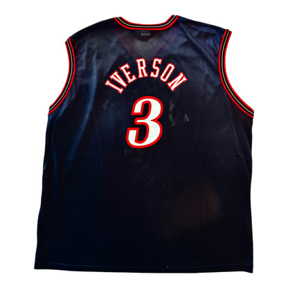 Maillot Allen Iverson #3 – Philadelphia 76ers (Champion, Taille 48 / XL)